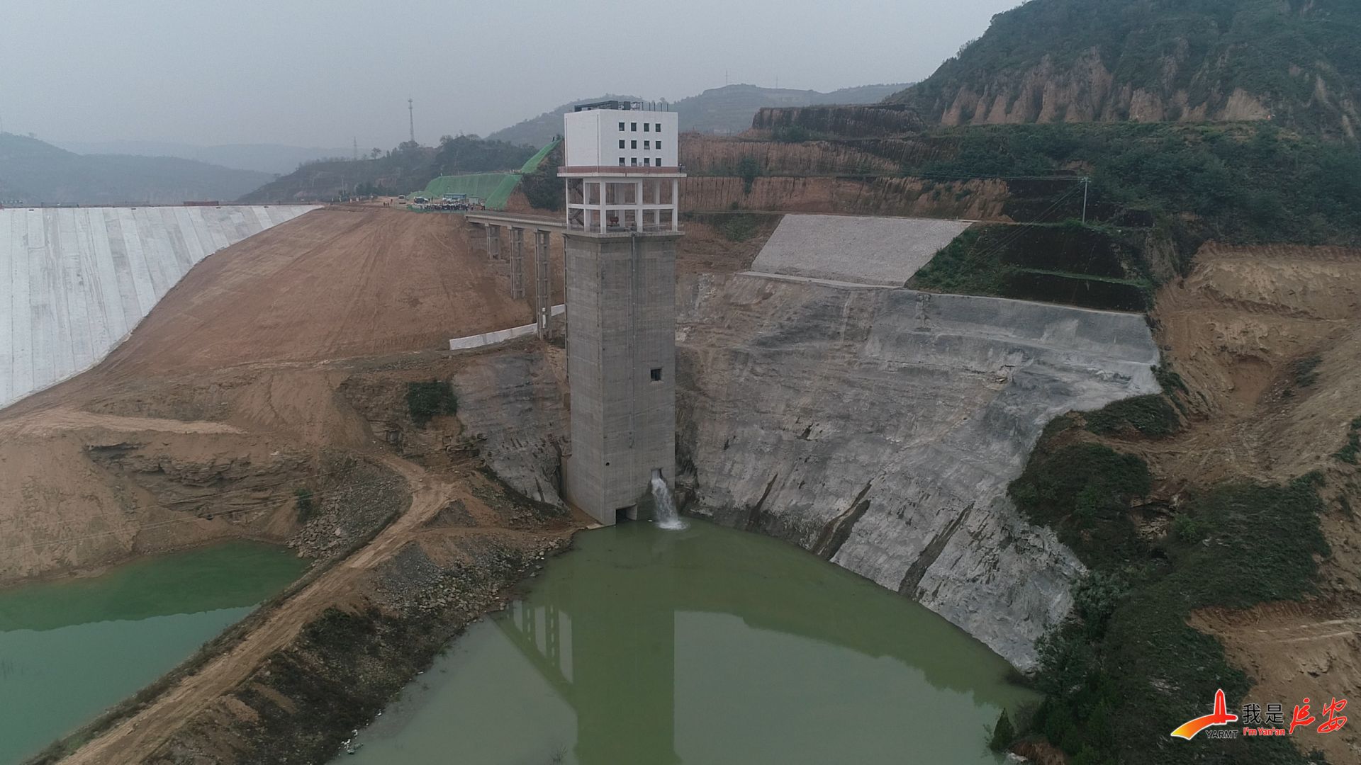 延安黄河引水工程南河水库试蓄水成功